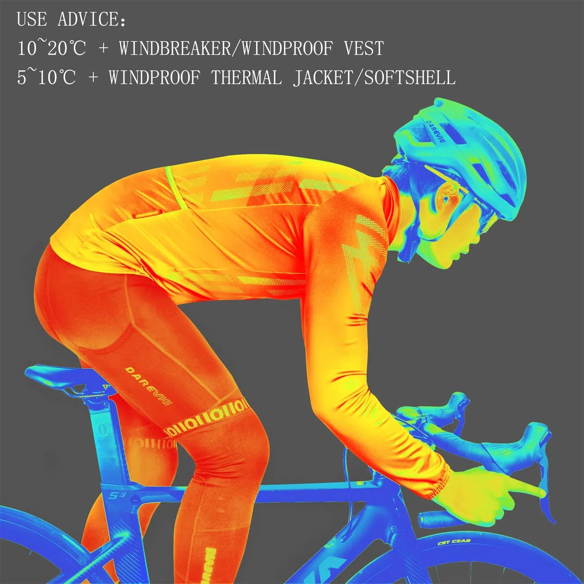 Abbigliamento Ciclismo Uomo Invernale Tuta da Ciclista Manica Lunga Completo MTB Bici,Maglia Bicicletta Termico Vello Giacca e Pantaloni Salopette con 9D Imbottiti Gel