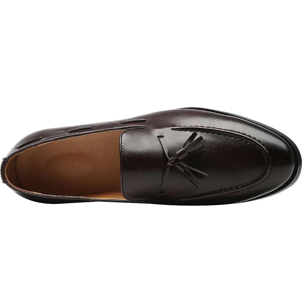 Uomo Classico Stile Britannico Nappa Mocassini Pelle Sintetica Leggero Pantofole