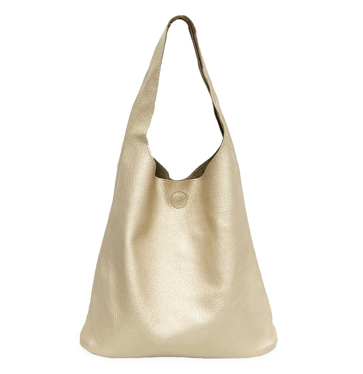 ANGELO Borsa a Spalla da Donna in Pelle PU, Borsa a Sacca 2in1 con Pochette e Tracolla Rimovibile, Hobo Tote Elegante Grande Capienza, per Lavoro, Ufficio, Università, Viaggio