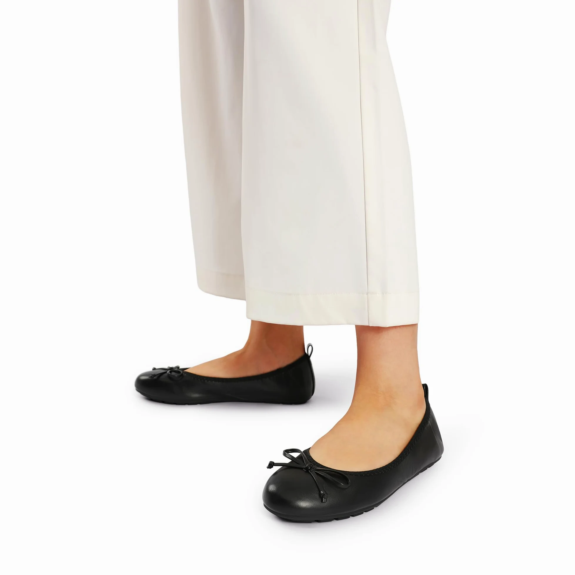 DREAM PAIRS Ballerine Pieghevoli da Donna Eleganti Slip-On Scarpe Leggere e Comode con Fiocco