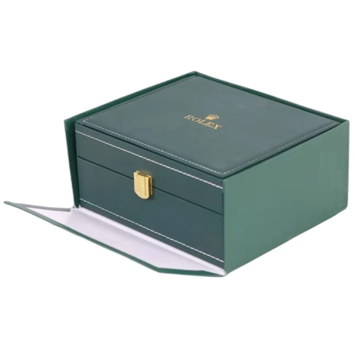 Travel Gioielleria Orologio Custodia Pelle Sintetica Scatola orologi Verde Peluche Orologio Esporre Scatola per Rolex Daytona