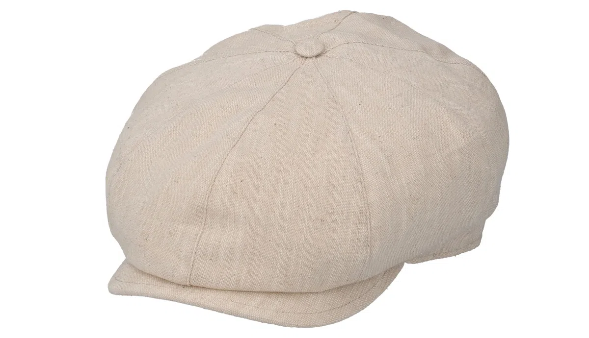 Coppola Uomo Estiva 100% Lino Made in Italy - Cappello Irlandese 8 Spicchi Taglie 55-61