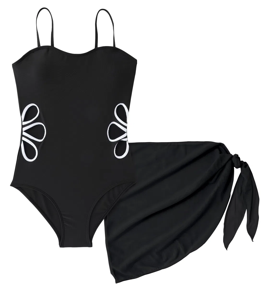 SEAUR Costume da Bagno Intero Ragazza Costumi da Bagno Tagliati Floreali Ragazza Costume Spiaggia Senza Maniche 7-16 Anni