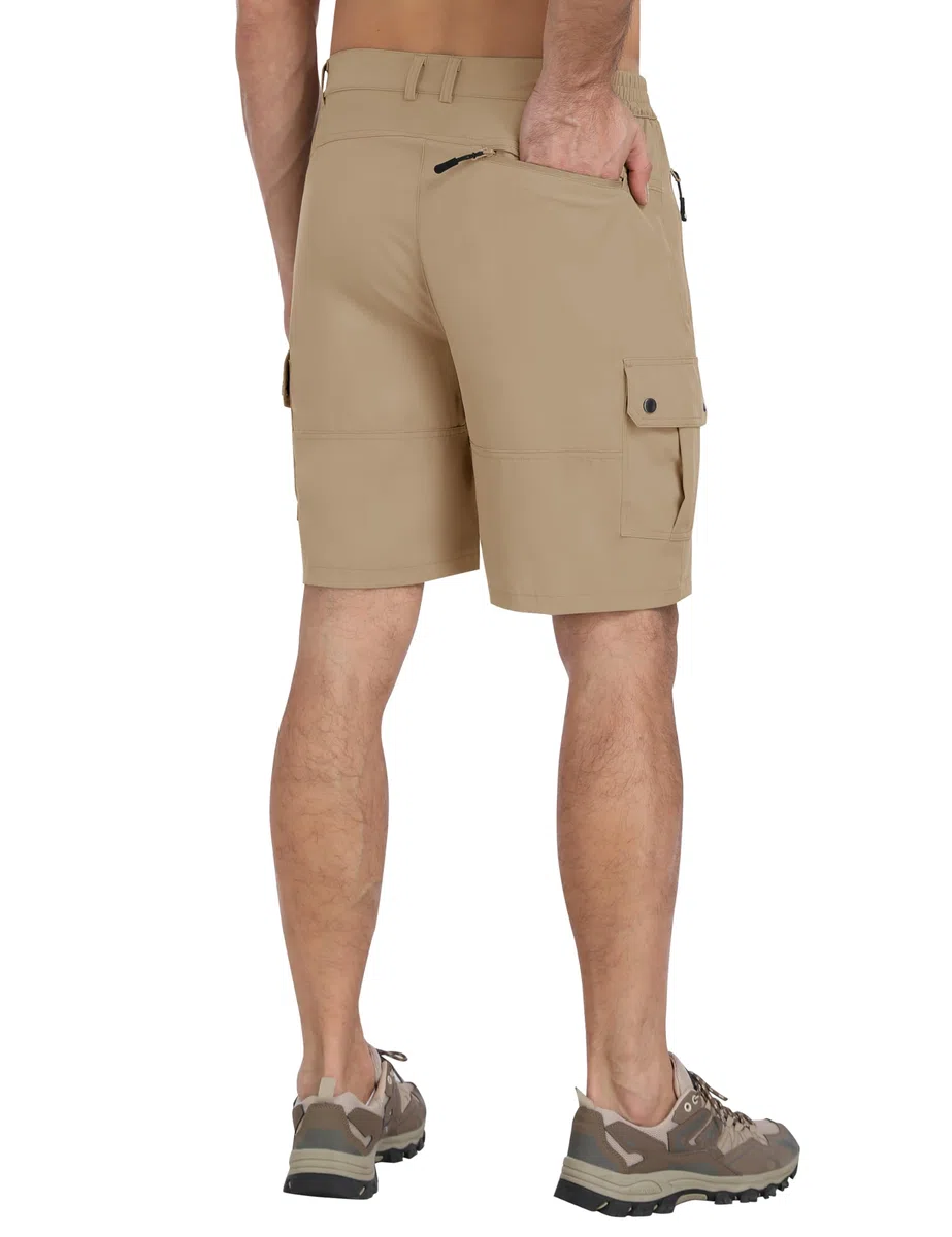 MoFiz Pantaloncini Cargo Uomo Pantaloni Corti da Trekking Bermuda Shorts Leggeri Traspiranti Pantaloncini da Escursionismo Mountain Ciclismo Sportivi Palestra