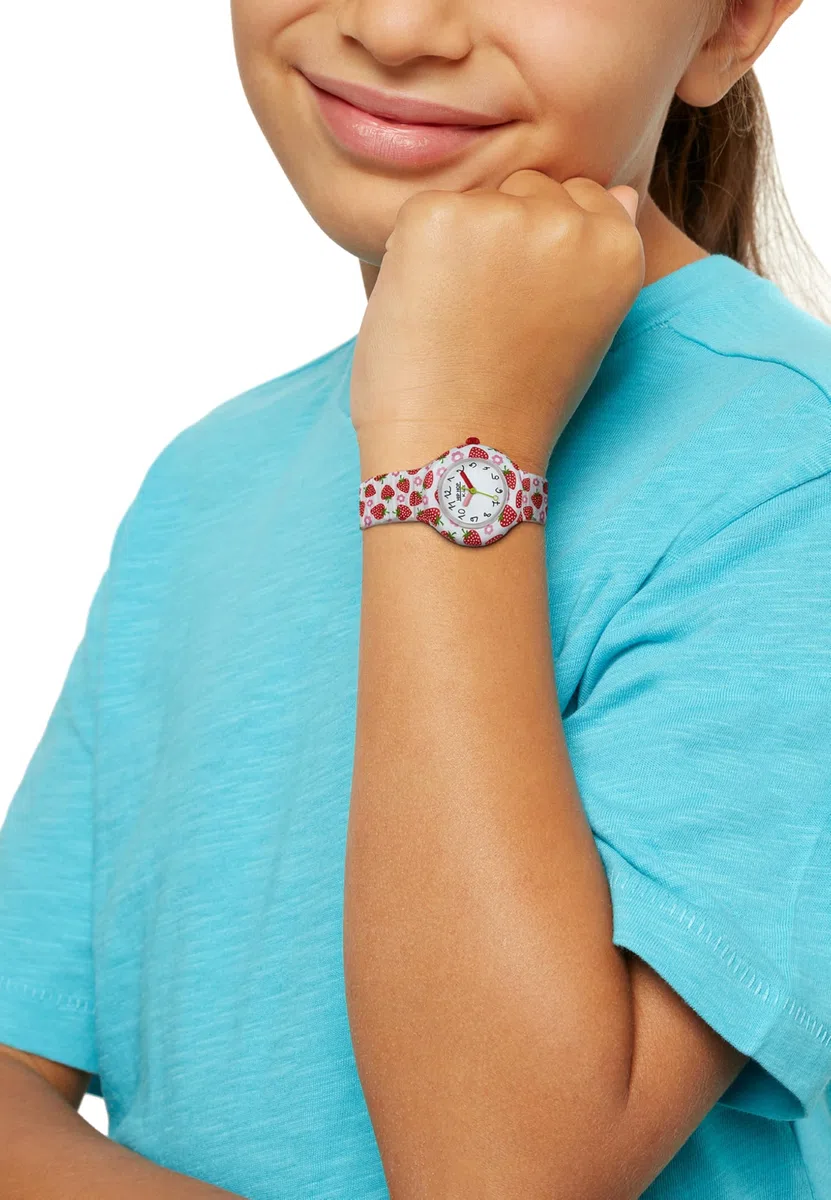 HIP HOP Orologio Bambina, Collezione KIDS FUN, Movimento Quarzo Analogico, Resistente all'acqua fino a 50 metri, Cinturino in Silicone Stampato, Lunghezza regolabile, Idee regalo Bambina