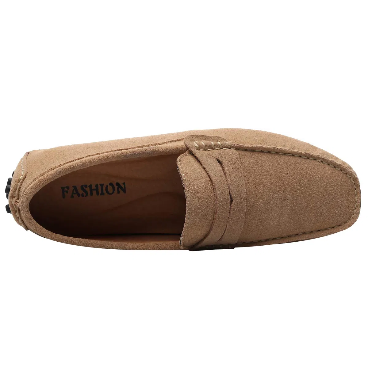 Uomo Pelle Scamosciata Penny Mocassini Comfort Scarpe da Guida Pantofole