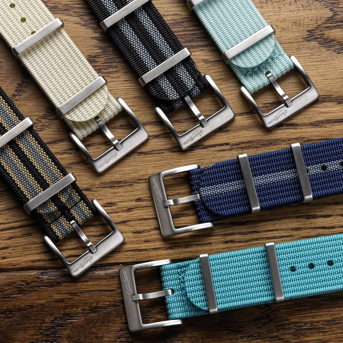 WatchGecko Ridge Military Nylon Watch Strap