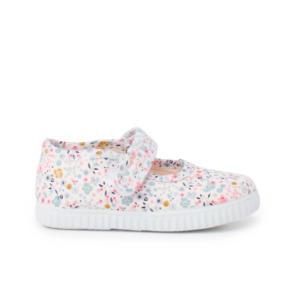 Pisamonas Scarpe con Cinturino A Strappo con Fiori Stampati