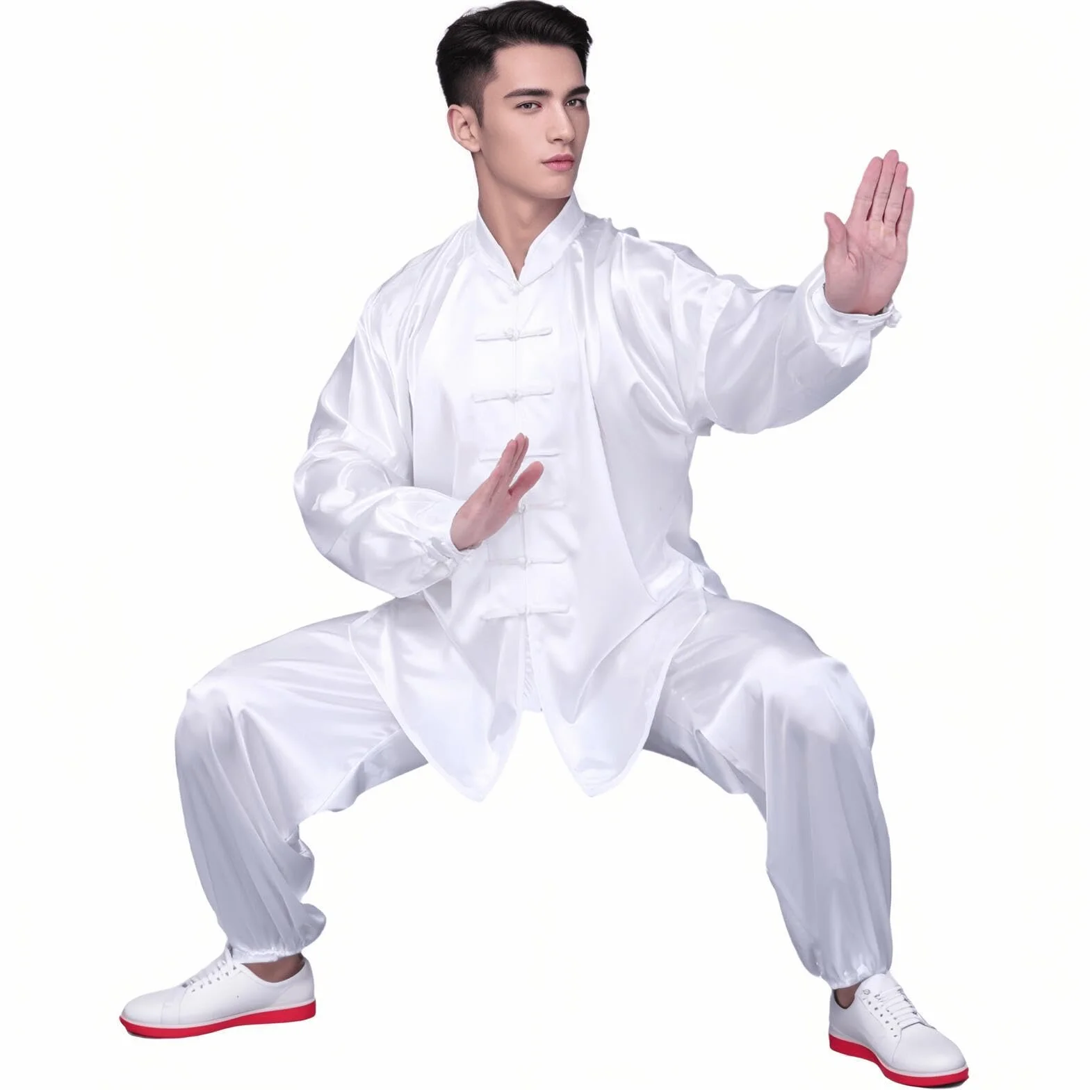 Andux Cinese Tradizionale Tai Chi Uniformi Kung Fu Abbigliamento Unisex SS-TJF01
