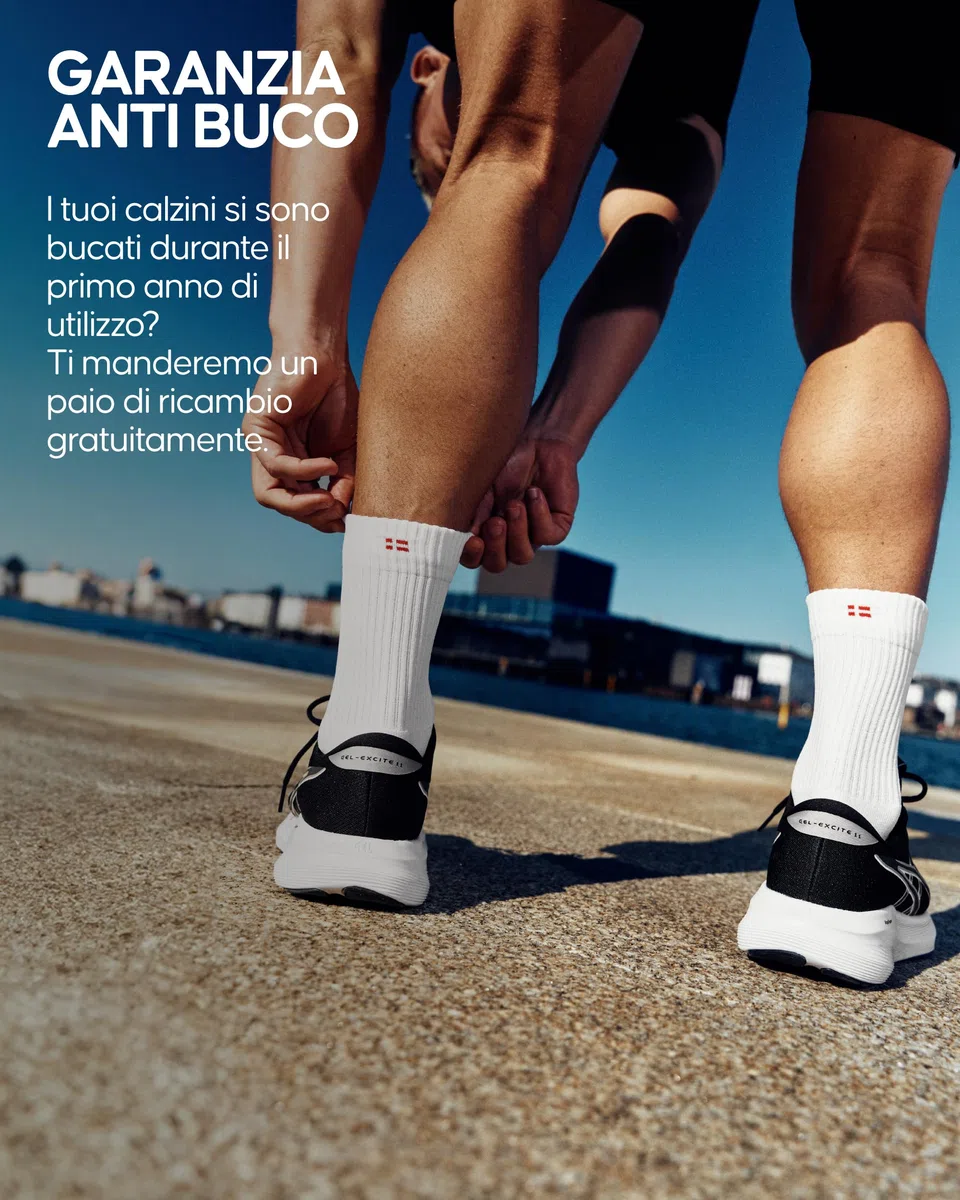 DANISH ENDURANCE Calzini Uomo Running Lunghi, Calze da Corsa Anti-Vesciche, Calzini Estivi per Corsa, Palestra e Allenamento, 3 o 5 Paia