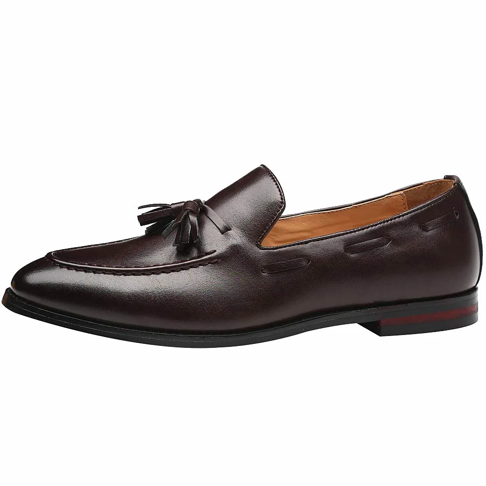 Uomo Classico Stile Britannico Nappa Mocassini Pelle Sintetica Leggero Pantofole
