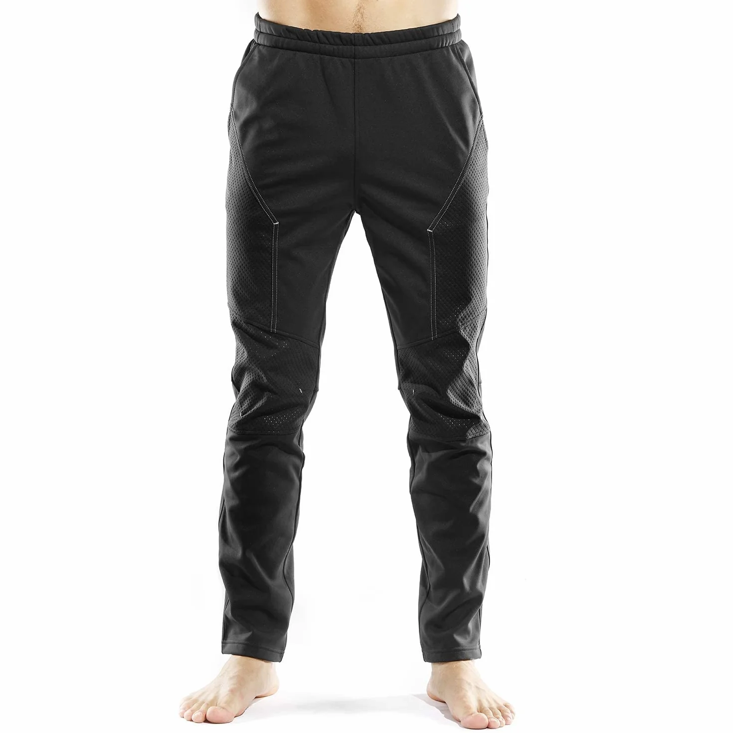 INBIKE Pantaloni Lunghi Ciclismo Uomo Antivento Termici Impermeabile Sportivo per MTB e Vita Quotidiana Outdoor Invernale