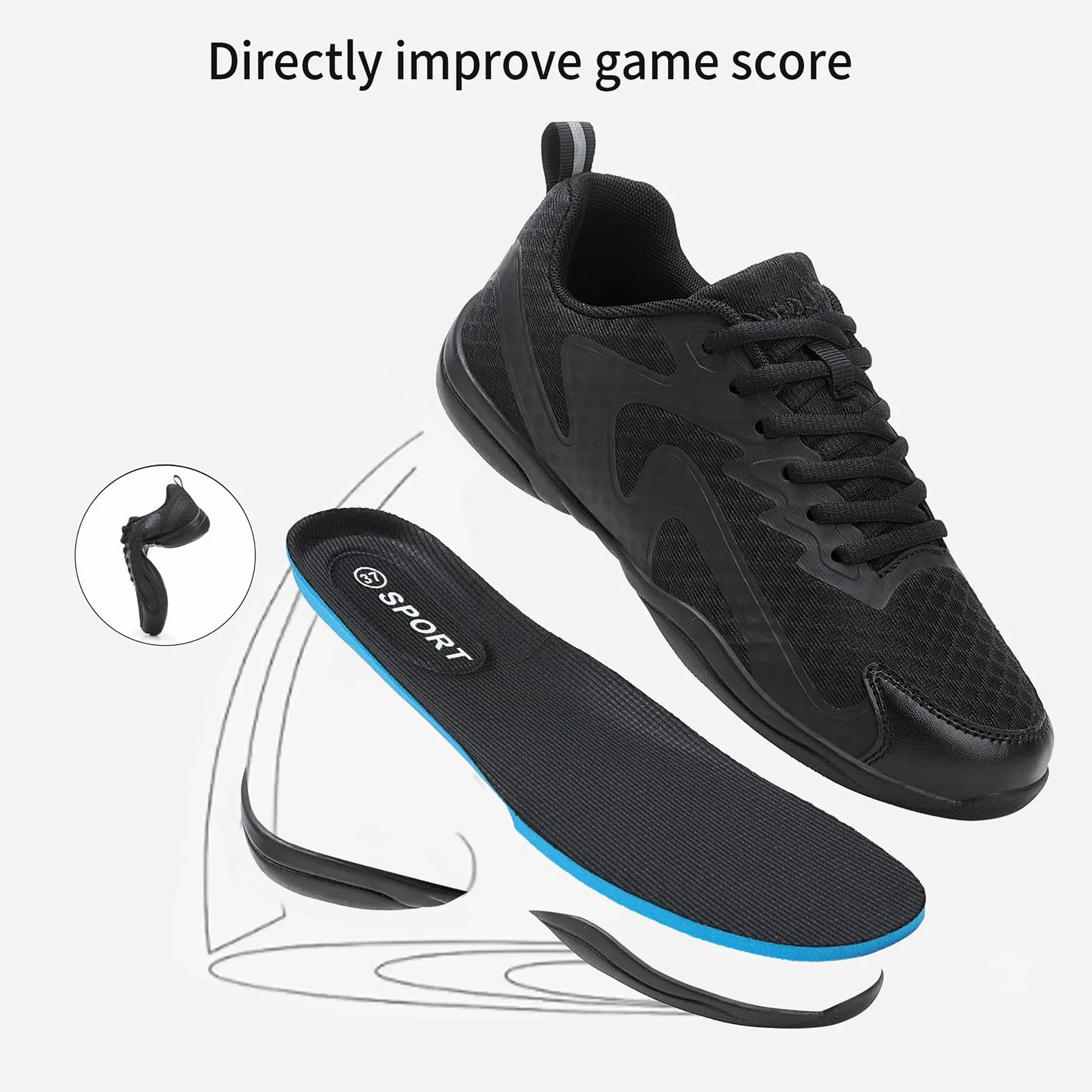 Scarpe Cheerleading Scarpe Cheerleader Scarpe Cheerleading Bianca Adulto Scarpe Ballo Jazz Donna Uomo con Fondo Antiscivolo