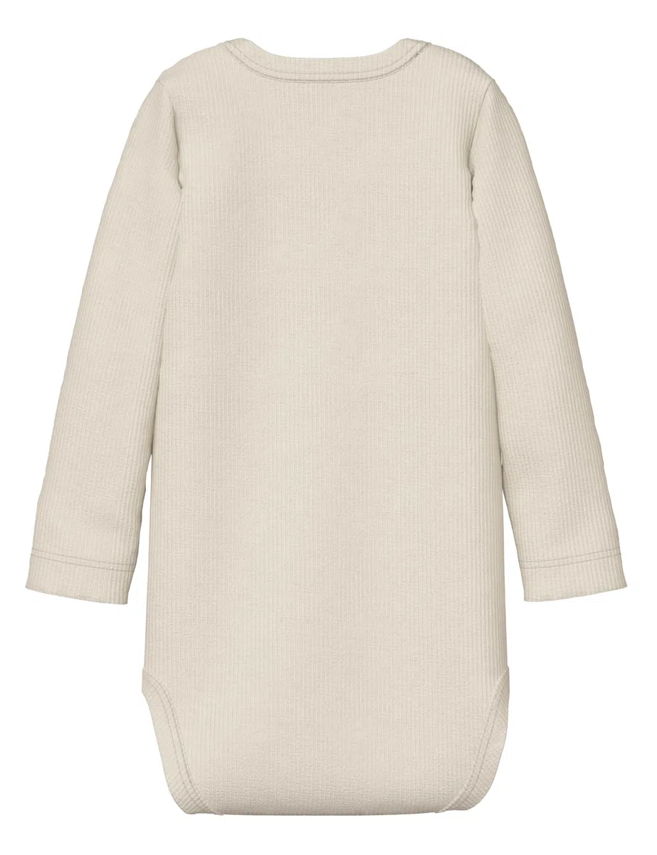 NAME IT Nbnbody 5p Ls Solid Rib Nbnbody 5P Ls Solid Rib Unisex - Adulto (Pacco da 1)
