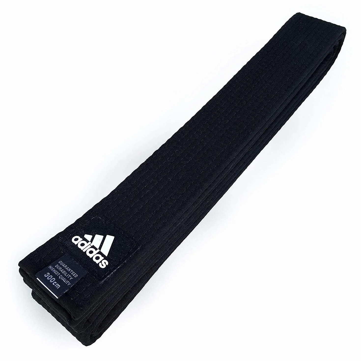 adidas Cintura nera per arti marziali, Taekwondo, Karate, Judo e Jiu Jitsu, 5 cm, taglia 4 (280 cm)