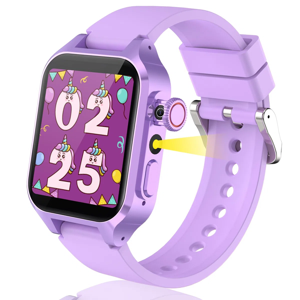 32 Giochi Smartwatch Bambini,smartwatch bambina con 22 Sfondi animati, Fotocamera,3 Modalità Sportive,Sveglia, Audiobook,Imparare la carta, Musica,Contapassi,registratore, Regali per ragazze e ragazzi