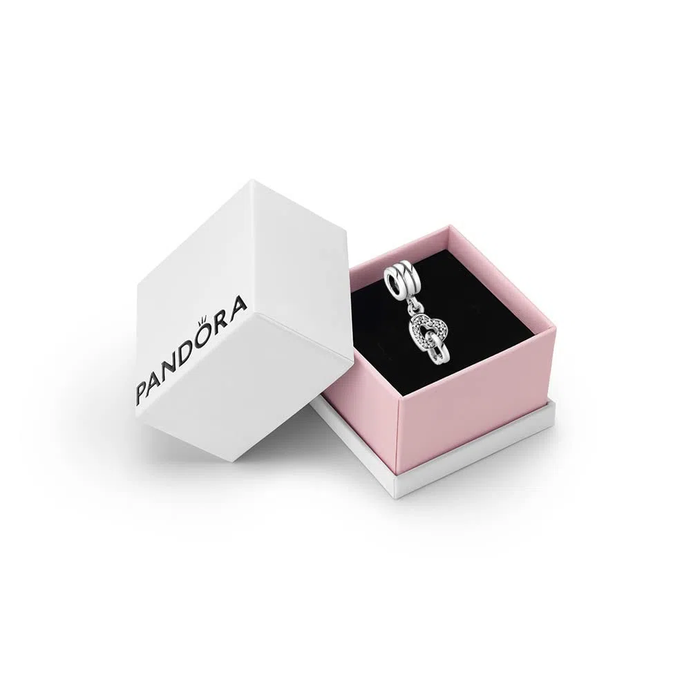PANDORA - Charm pendenti cuore scintillante