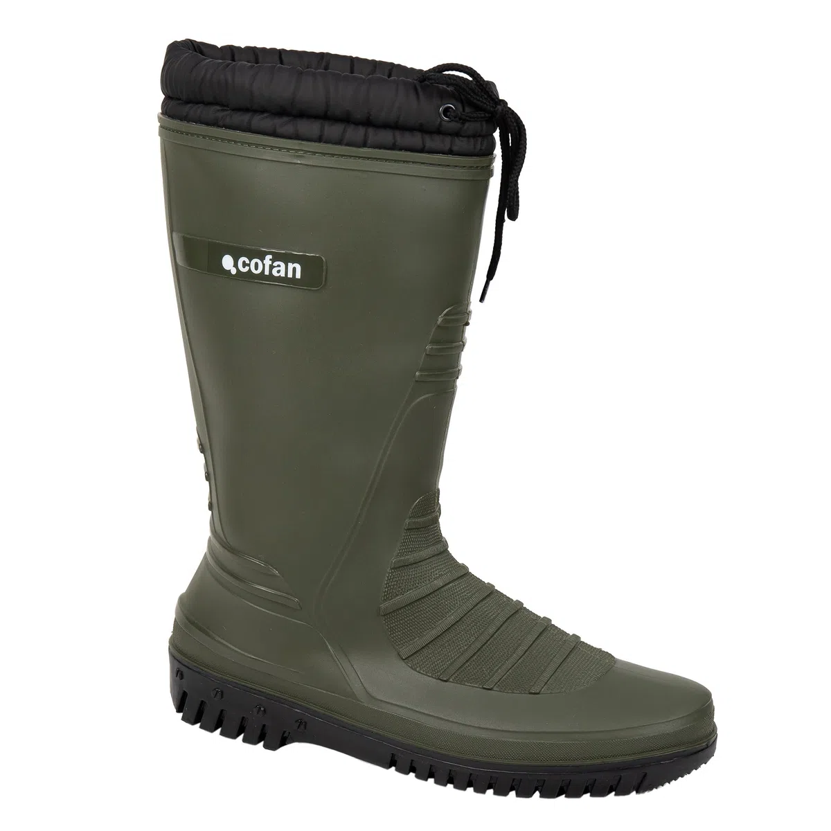 Cofan Stivali da acqua in pile | Stivali impermeabili di colore verde | Realizzati in PVC
