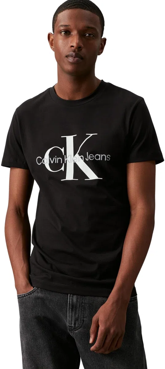 Calvin Klein Uomo T-Shirt Maniche Corte Core Monologo Slim Fit