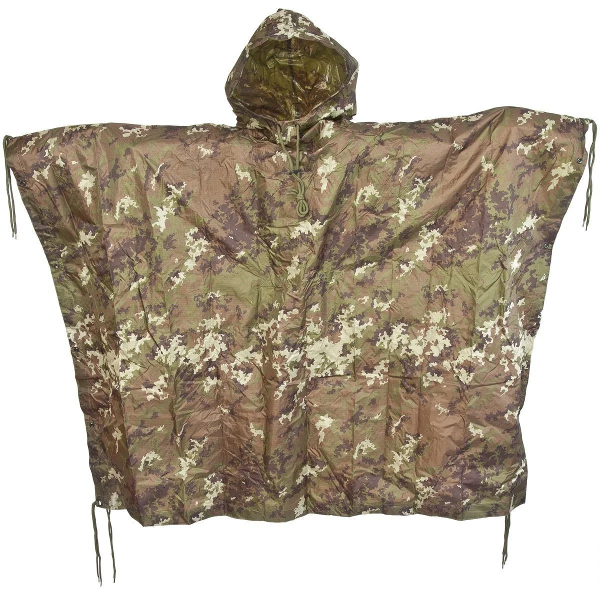 Mil-Tec Poncho antipioggia unisex • Poncho americano in materiale ripstop antistrappo • Poncho antipioggia multiuso da uomo e da donna • Impermeabile e extra lungo • Come giacca impermeabile per