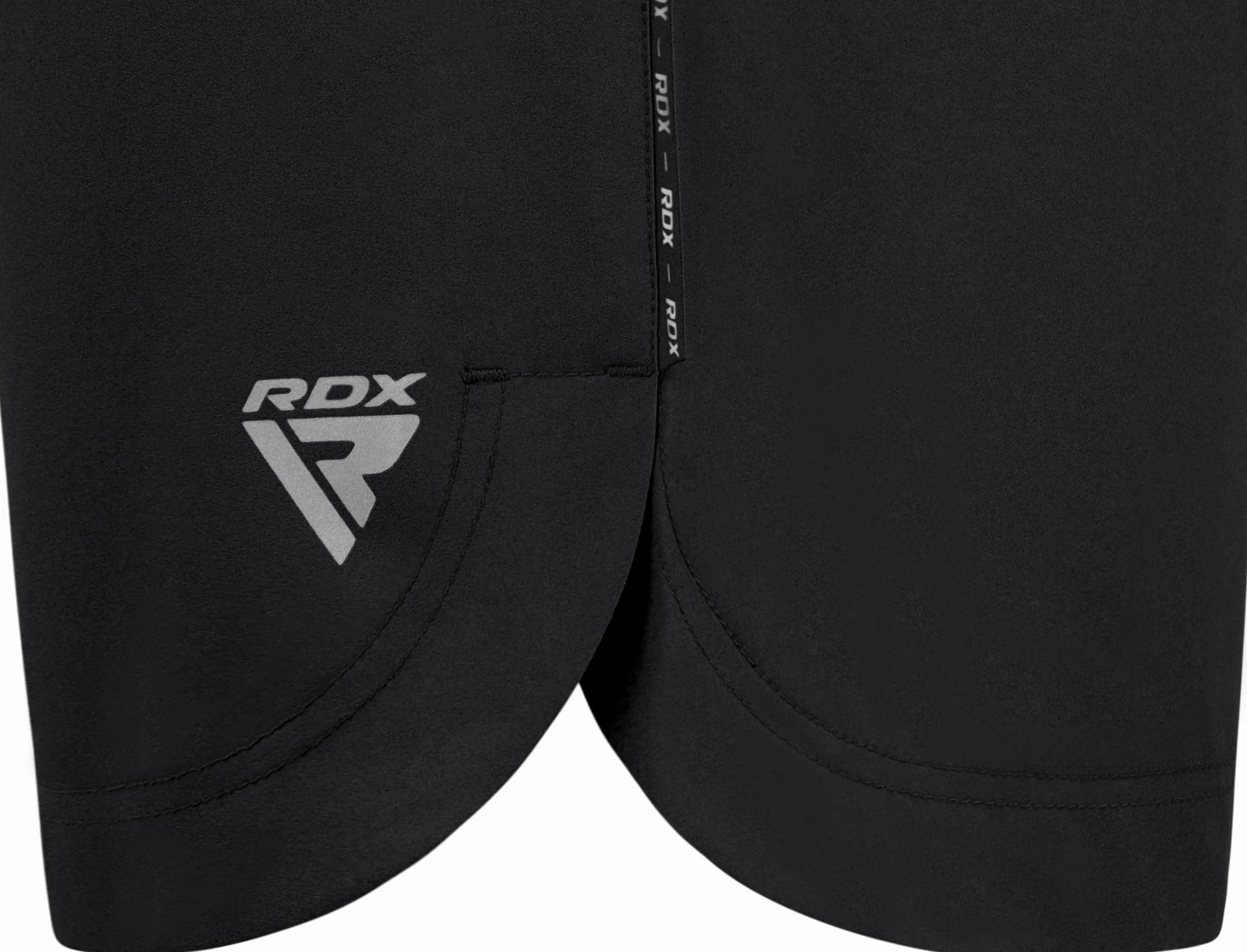 RDX MMA Pantaloncini per Allenamento e Kickboxing - Shorts per la Arti Marziali, Grappling, Boxe, Cage Fight - Grande Short per BJJ e Muay Thai, Fitness Palestra, Combattimento Sportivi