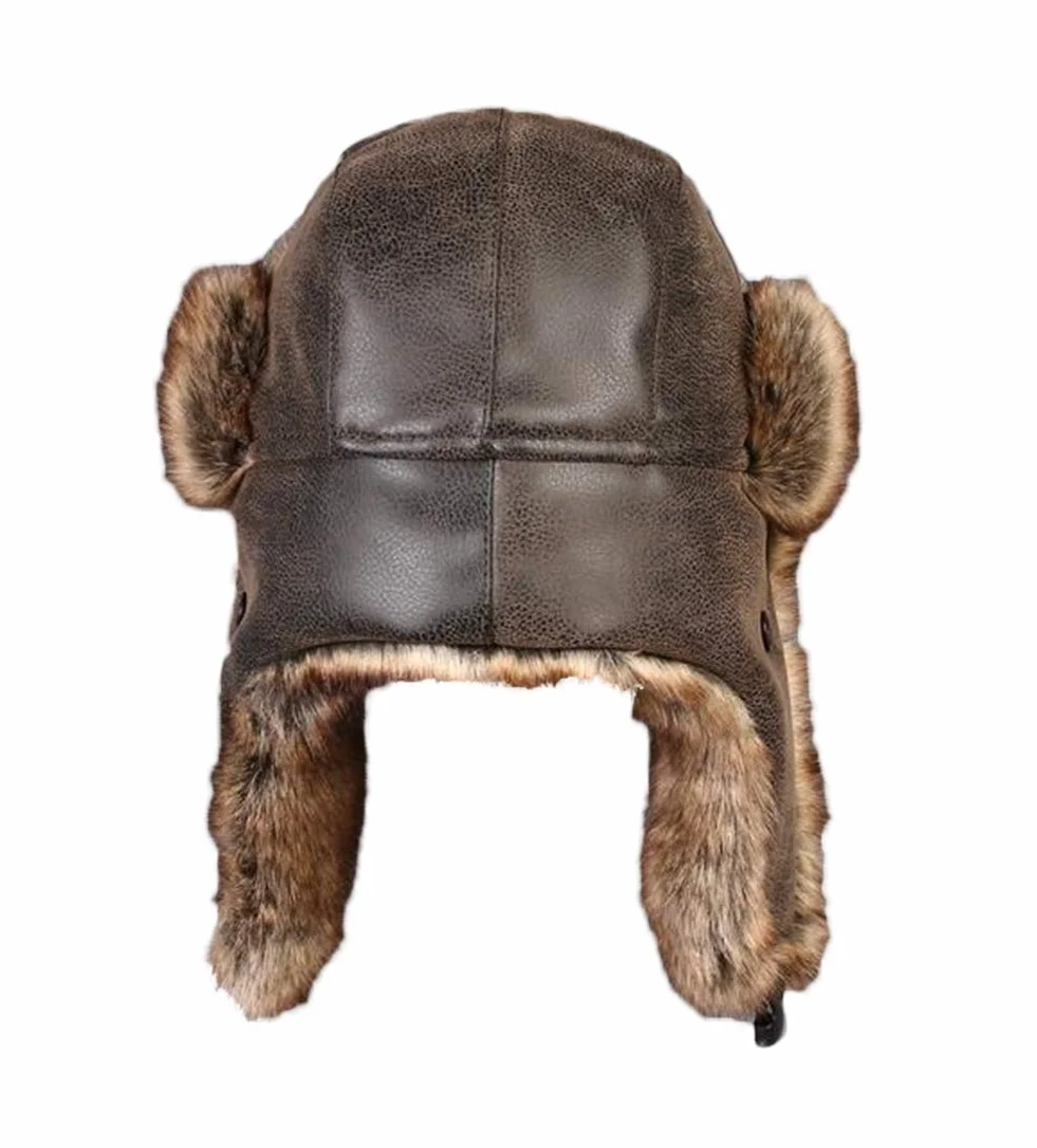 Insun Unisex Cappello da Aviatore Cappelli con Pelliccia Sintetica Berretto Antivento Invernale