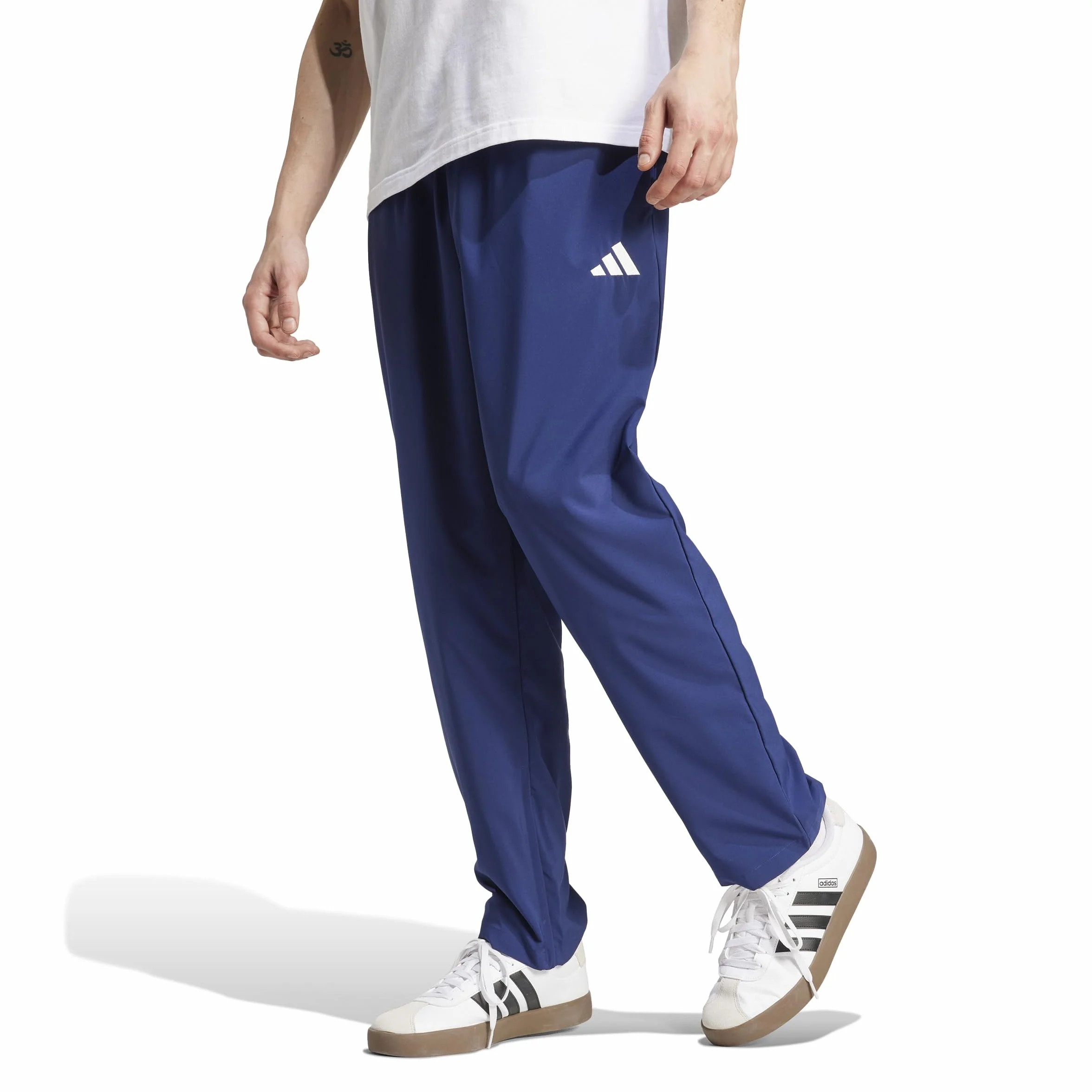 Adidas - Essentials Small Logo Stanford Pant Open Hem, Pantaloni da Golf Uomo