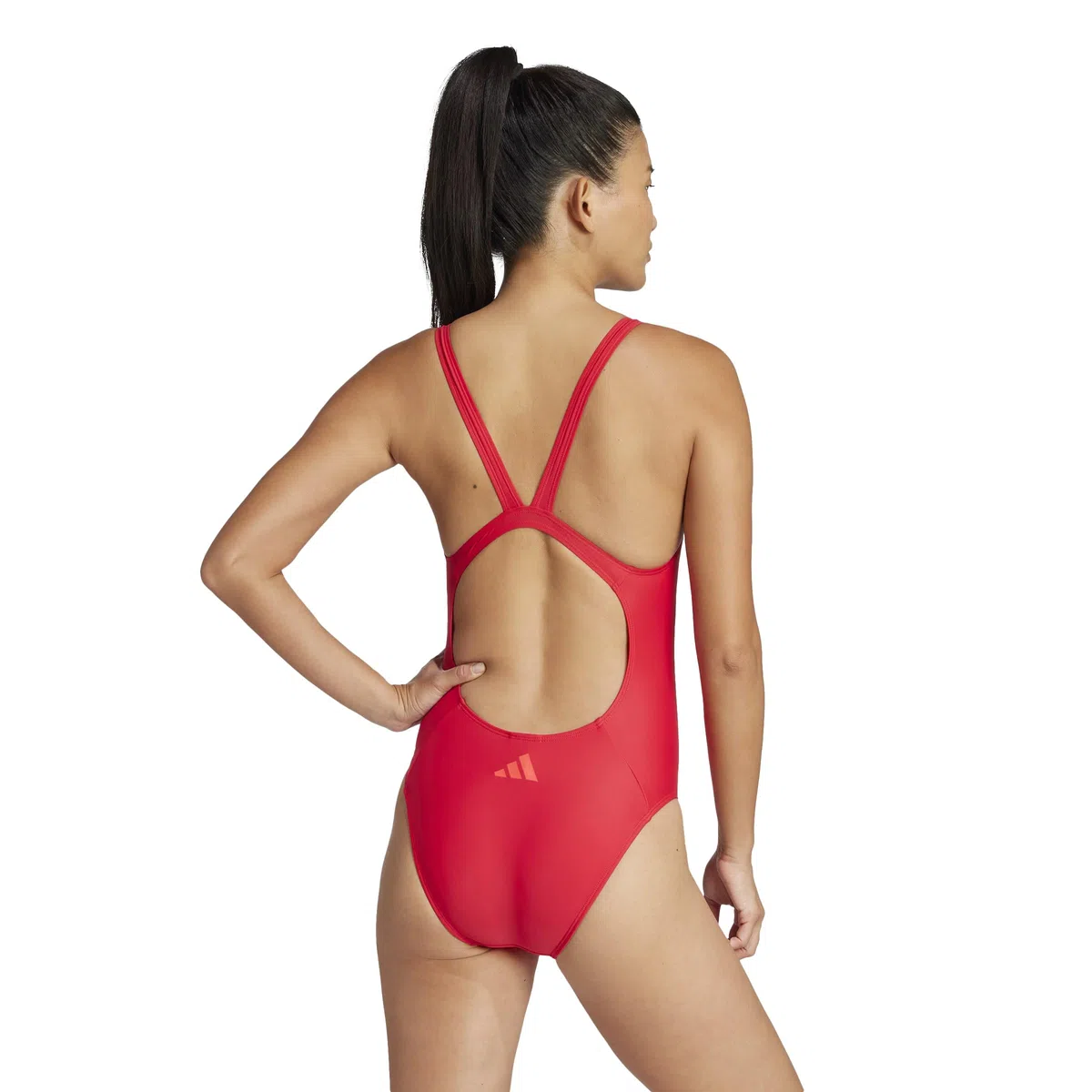 adidas 3 Stripes V-Back Swimsuit Costume Intero Donna