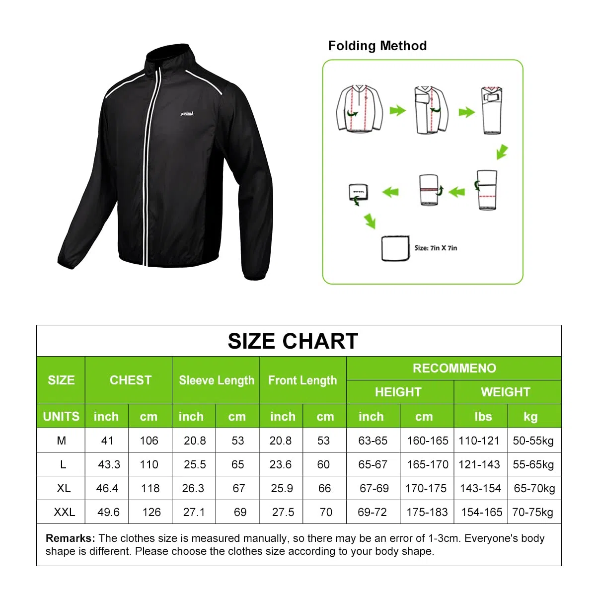 Giacche Ciclismo Uomo Antivento Impermeabile Mtb Sportivo Abbigliamento Leggera Traspirante All'Aperto Ciclismo Giacca Asciugatura Rapida