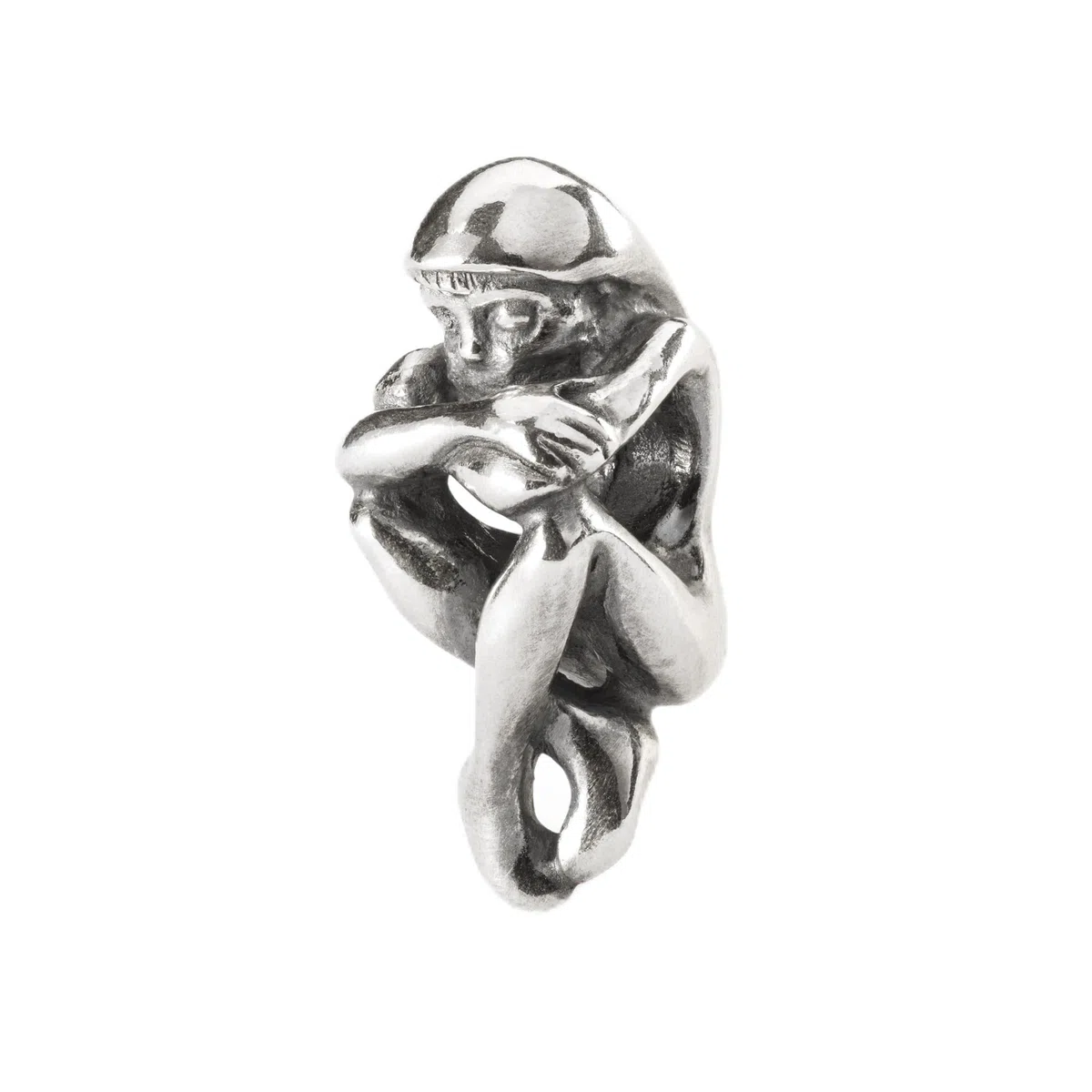 Trollbeads Collezione invernale suoni di armonia e perline d'amore, misura unica, Argento sterling Oro giallo, Nessuna pietra preziosa