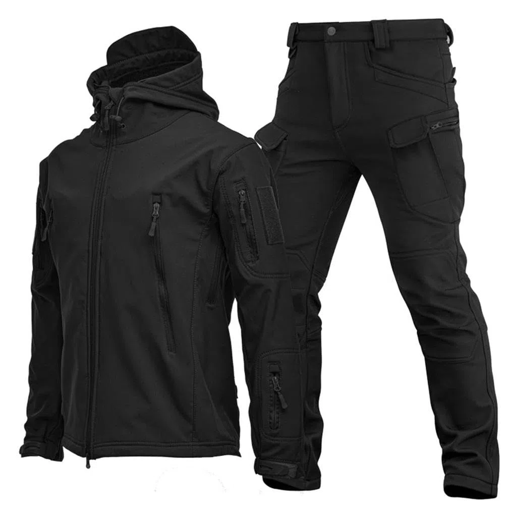 Giacca Tattica, Giacche da Caccia Softshell, Uniforme Mimetica Impermeabile dell'Esercito, Tuta Mimetica Militare, Giacca E Pantaloni Tattici da Uomo, Impermeabile, Leggero