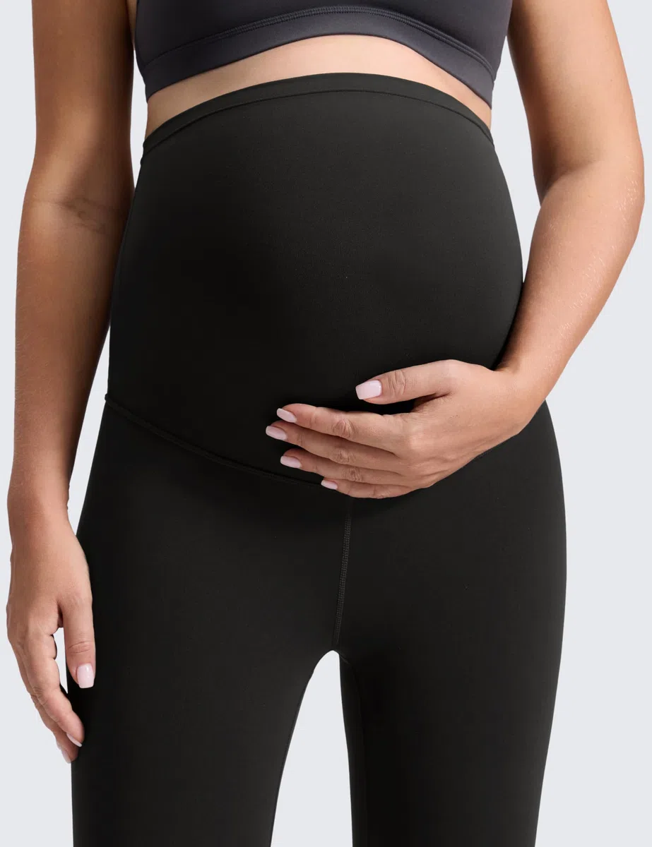 CRZ YOGA Butterluxe Leggings Premaman sopra la Pancia 64/71cm - Leggings Morbidi per la Gravidanza