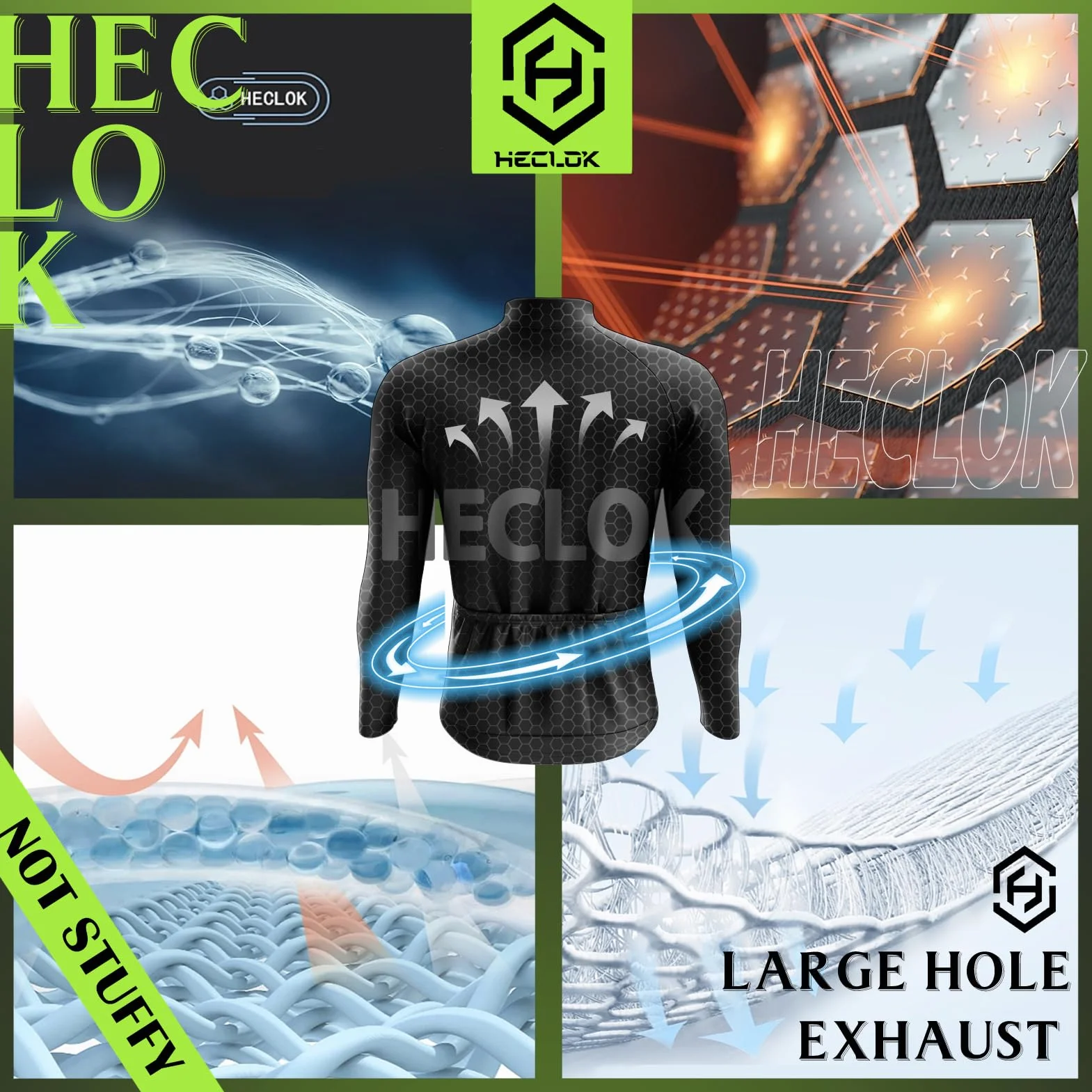 Uomo Ciclismo Autunnale Complet Abbigliamento Ciclismo Set Manica Lunghi Tuta Ciclismo＋Pantaloni Ciclismo con 9D Imbottitura in Gel＋Occhiali Antivento da Ciclismo