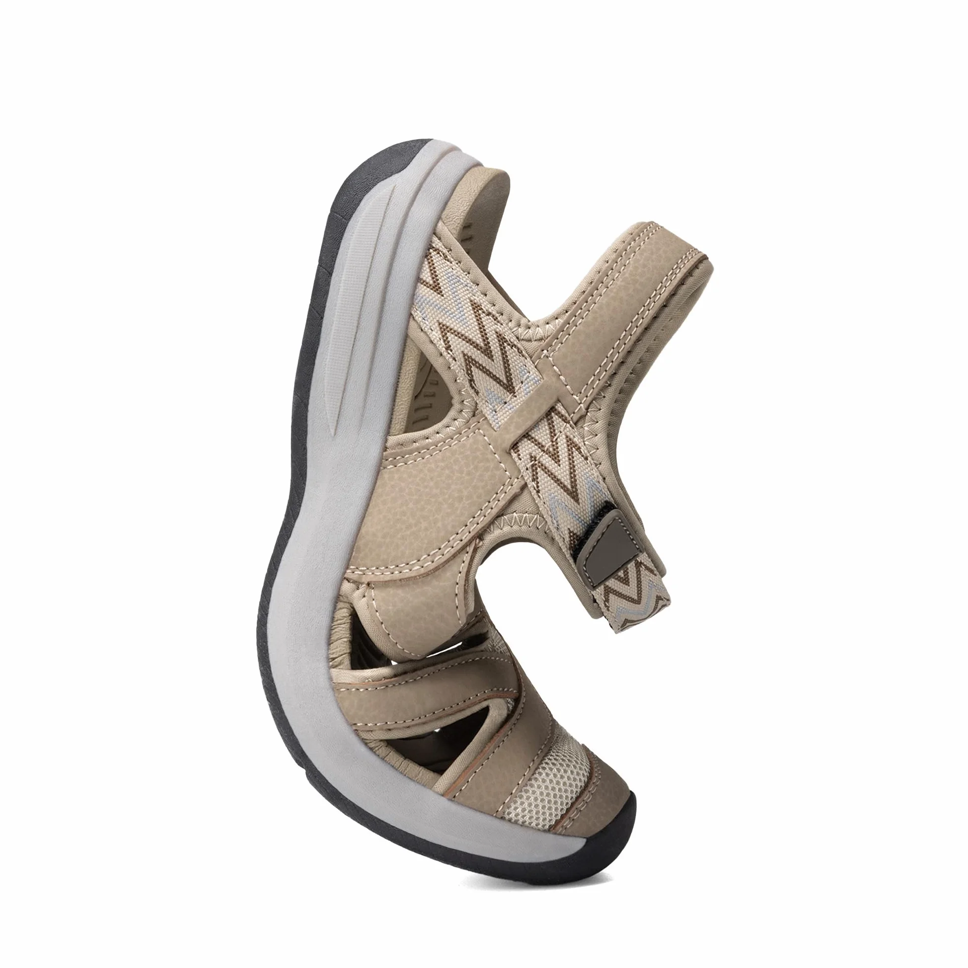 DREAM PAIRS Sandali Bassi Sportivi Donna in Maglia con Suola in EVA Tessuto Leggero Traspirante Asciugatura Rapida per Spiaggia
