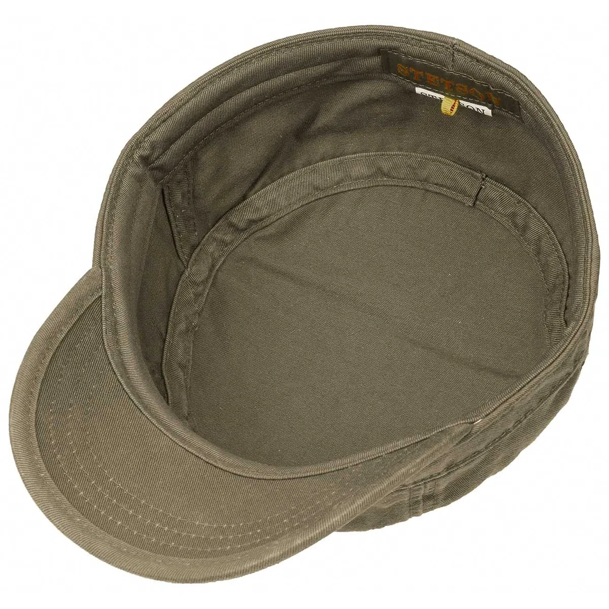 Stetson Berretto Gosper Army Donna/Uomo - Urban Military con Visiera, Chiuso nella Parte Posteriore Primavera-Estate
