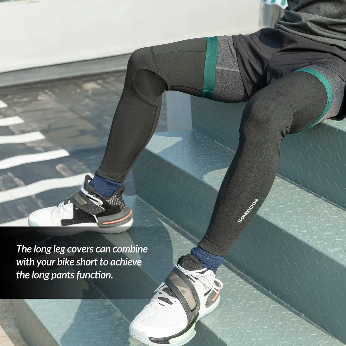 ROCKBROS Manicotti Invernali, Manicotti da Ciclismo Termici, Antivento Protezione Traspirante, per Inverno Sport, Uomo Donna S-3XL