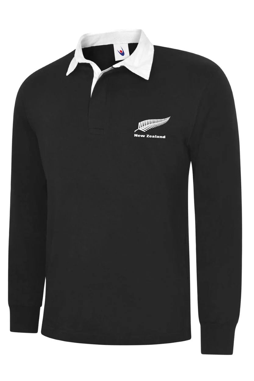 New Zealand Long Sleeve Rugby Shirts.