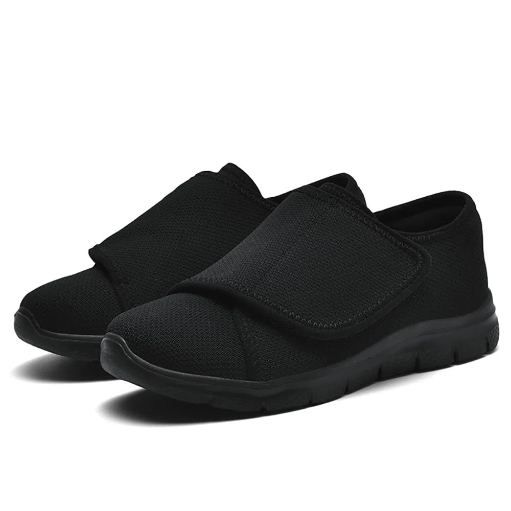 Scarpe per Diabetici Donna Extra Larghe Pantofole Ortopediche Edema Uomo Scarpe da Riabilitazione Traspirante Regolabili Scarpe da Passeggio