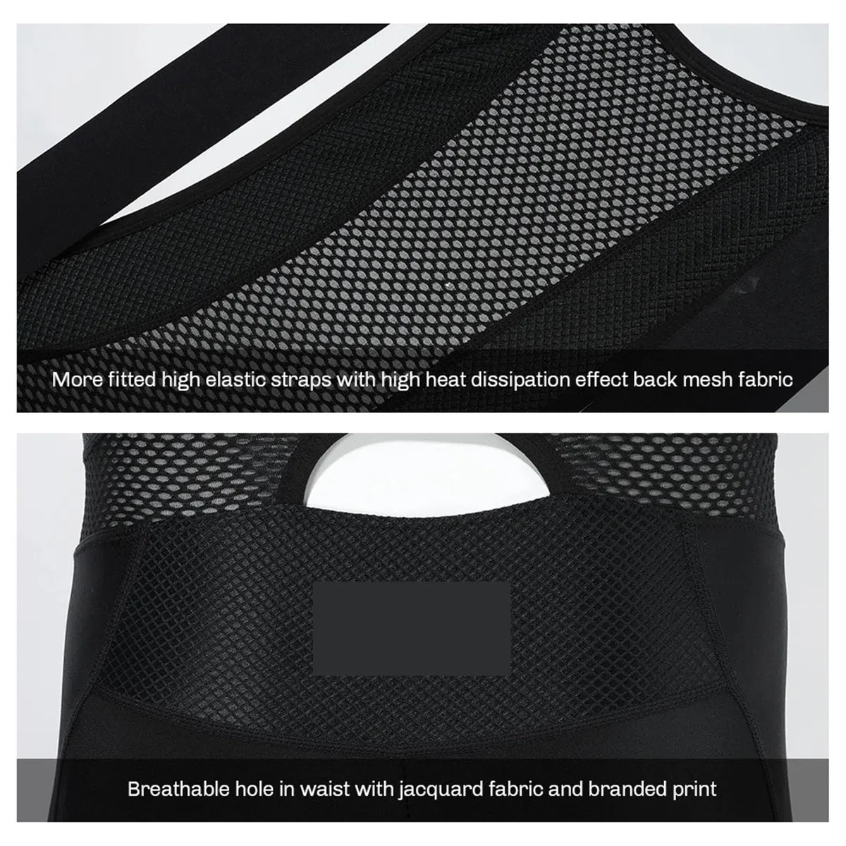 Salopette da Ciclismo in Pile Pantaloncini da Ciclismo in Pile Uomo, Pantaloni 3/4, Calzamaglia Bicicletta, Abbigliamento Bici Strada Professionale, Bretelle Equitazione, 6 Ore, Lunga Distanza