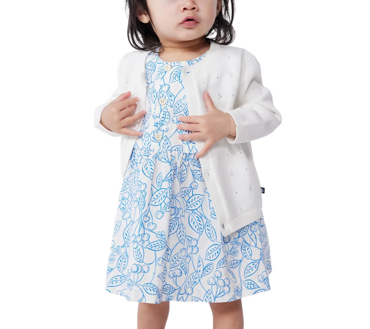 Petit Bateau A0cep Maglione Cardigan Bimba 0-24 (Pacco da 1)