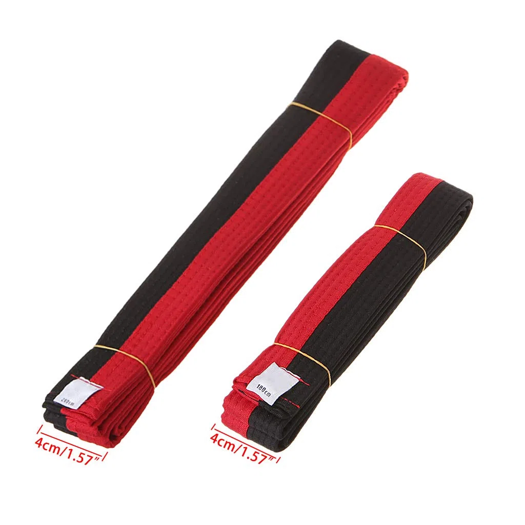 Cintura Sportiva a Righe per Arti Marziali a Doppio Avvolgimento 1,8 m/2,8 m A 1,8 m