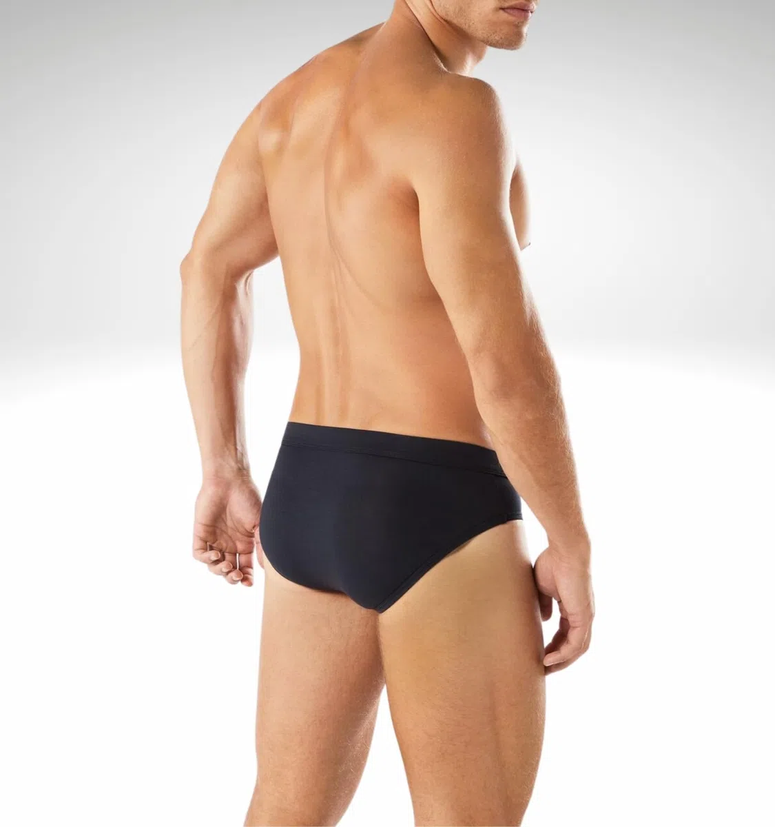 Liabel - Slip Uomo Cotone (Pacco da 6) Bielastico - Mutande Uomo in Cotone Elasticizzato - Intimo Mutande Uomo Colorate alla Moda Bianchi Neri Grigio LS2200