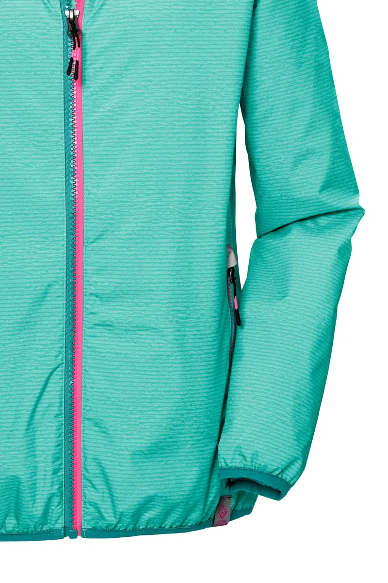 Killtec Kos 138 Grls Jckt Giacca funzionale/antipioggia con cappuccio Bambine e ragazze