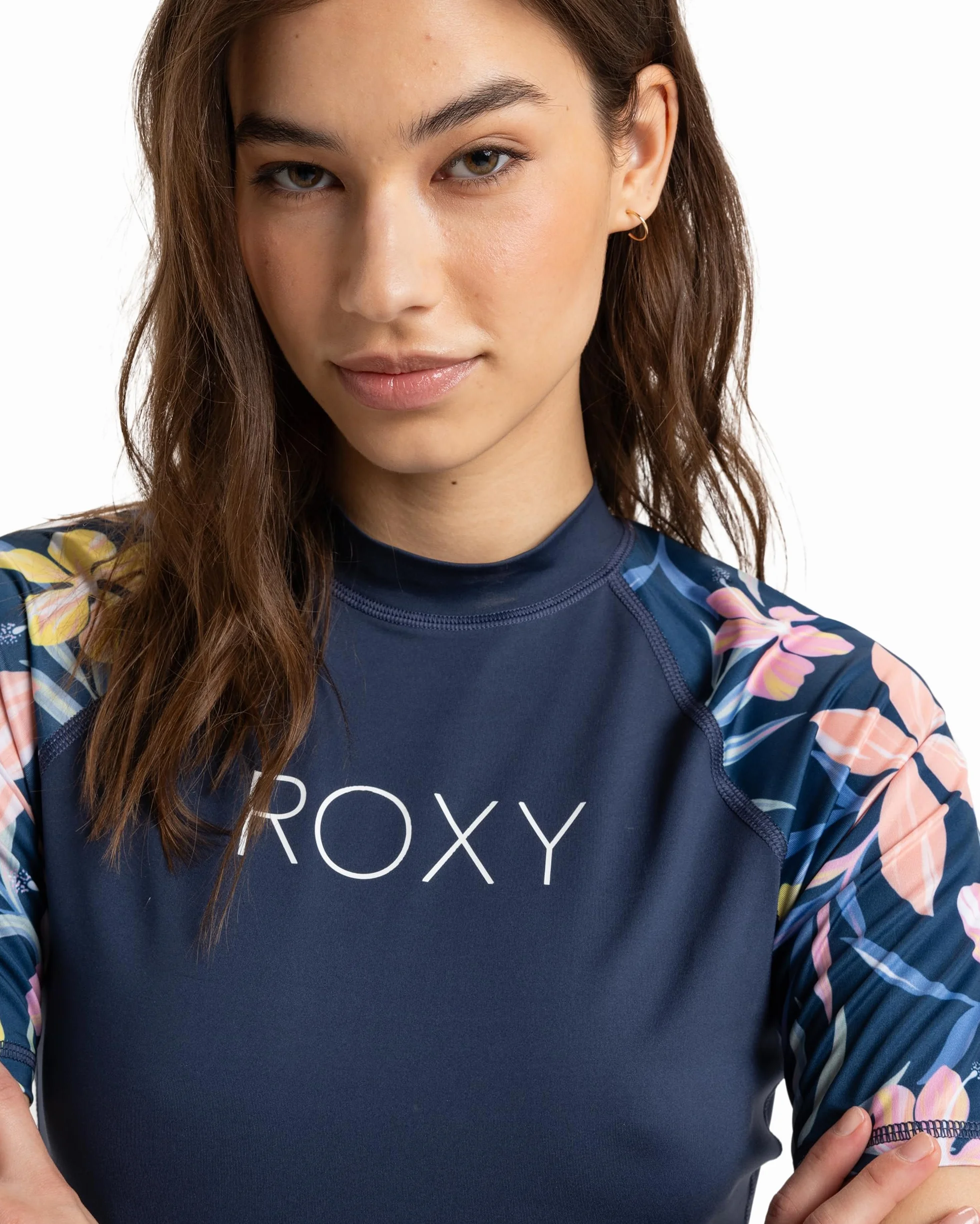 Roxy Sea Bloom in Full Moon Rashguard Donna