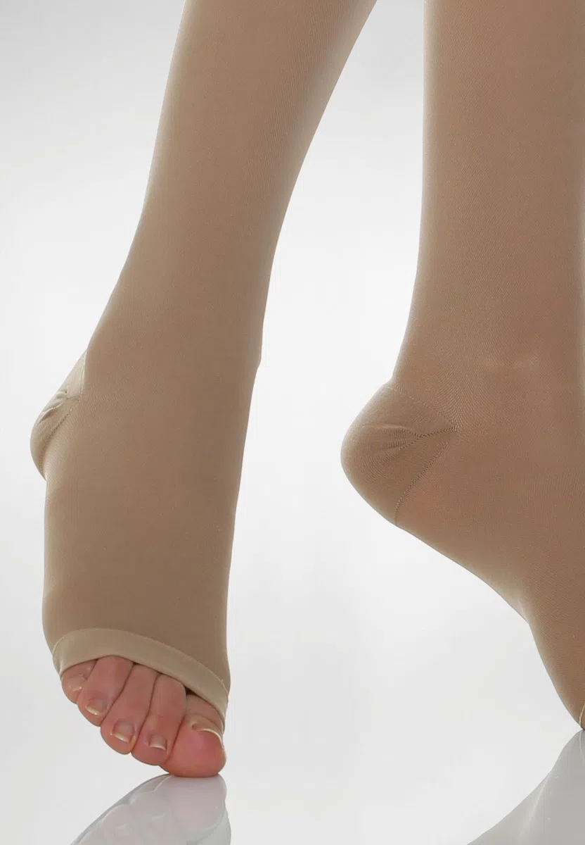 Relaxsan Basic 970A calze autoreggenti punta aperta 280 den compressive 22-27 mmHg