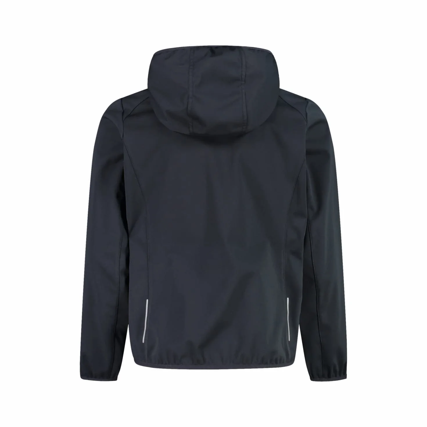 CMP - Giacca in light softshell da bambini con cappuccio fisso, Antracite, 110