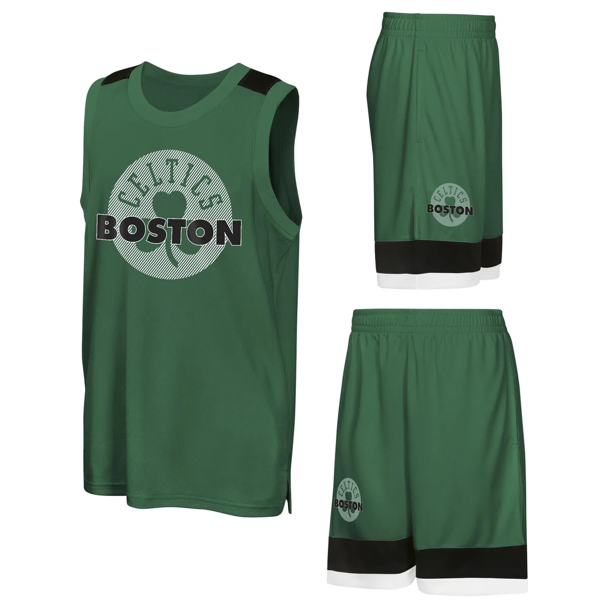 NBA Tank & Short Poly Interlock Tank Set Set Canotta e Pantaloncini Unisex - Bambini e Ragazzi (Pacco da 1)