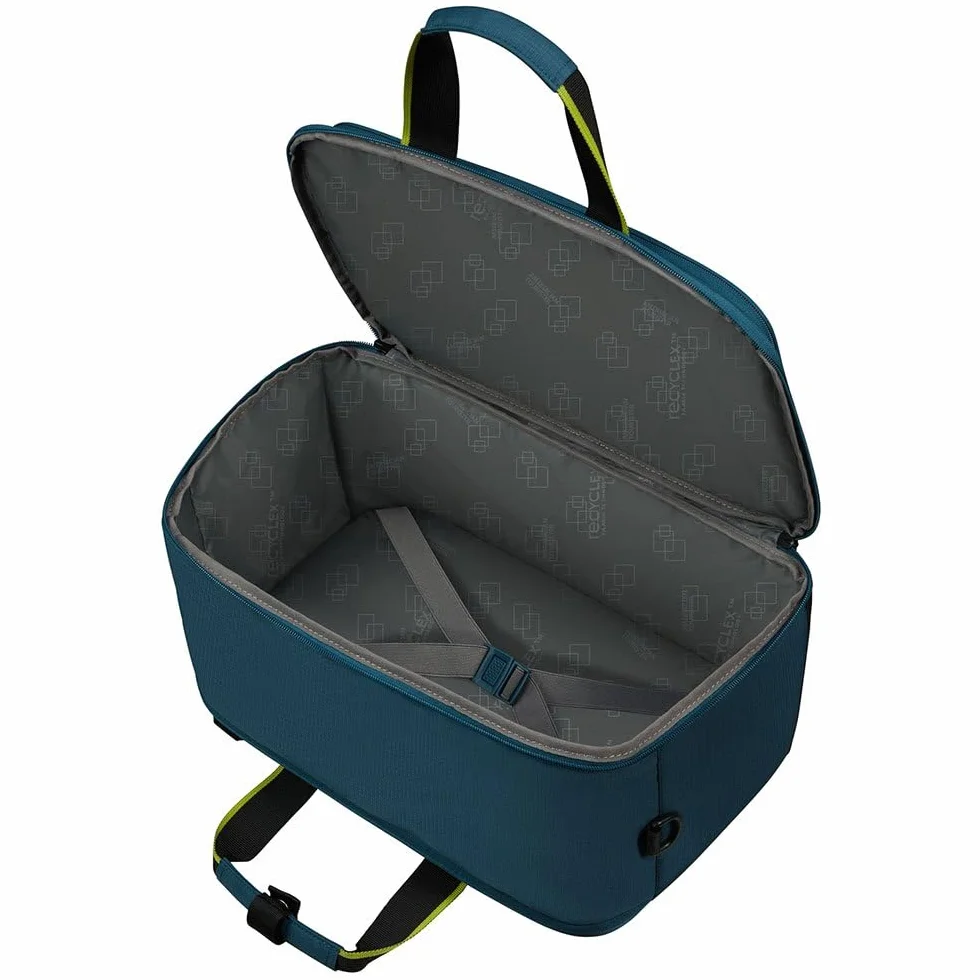 American Tourister Take2Cabin - Borsa da viaggio 3 vie Ryanair, 40 cm, 25 L, Blu (Harbor Blue)