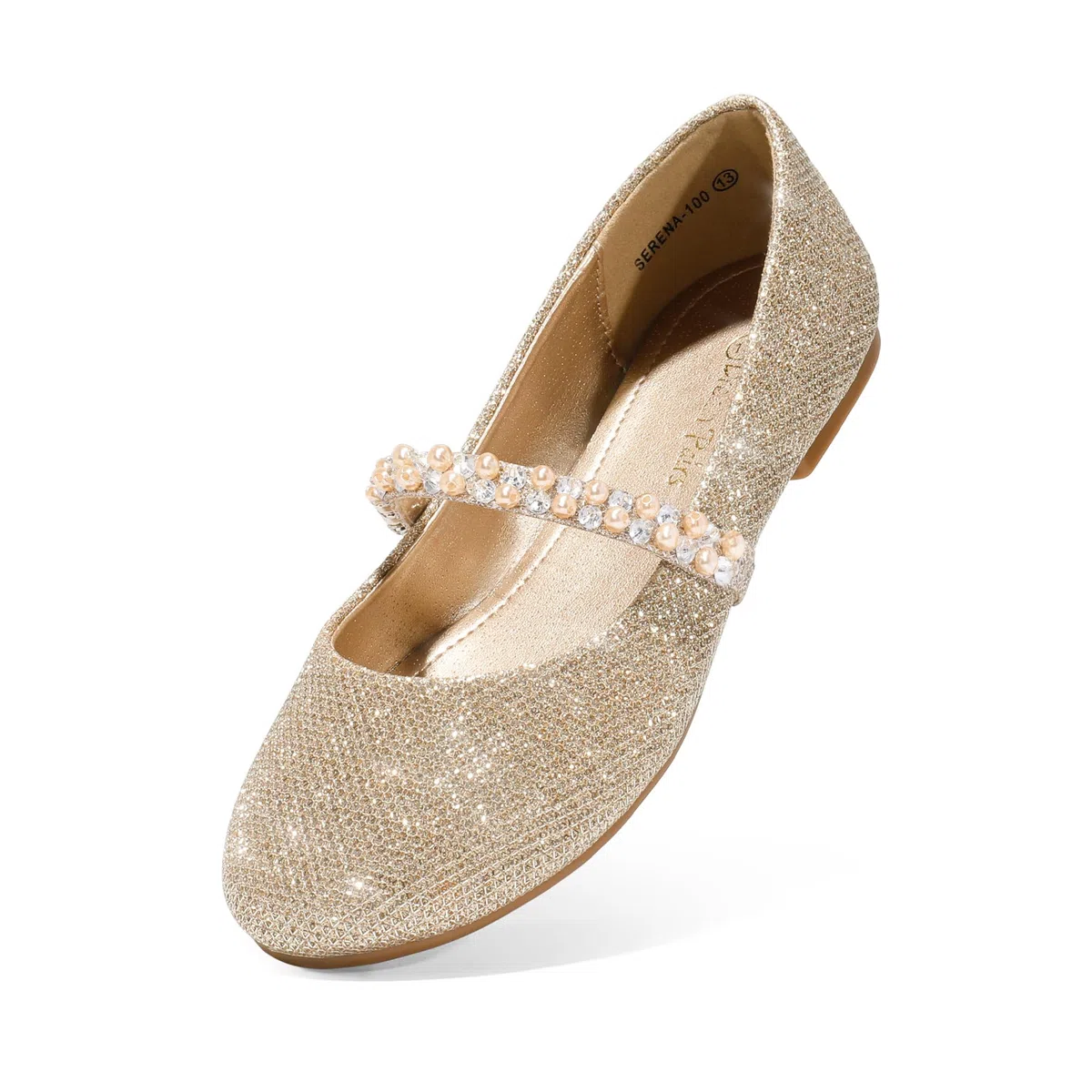 DREAM PAIRS Scarpe Basse Mary Jane per Bambine Ballerine Scarpe da Principessa per Scuola Matrimonio e Festa