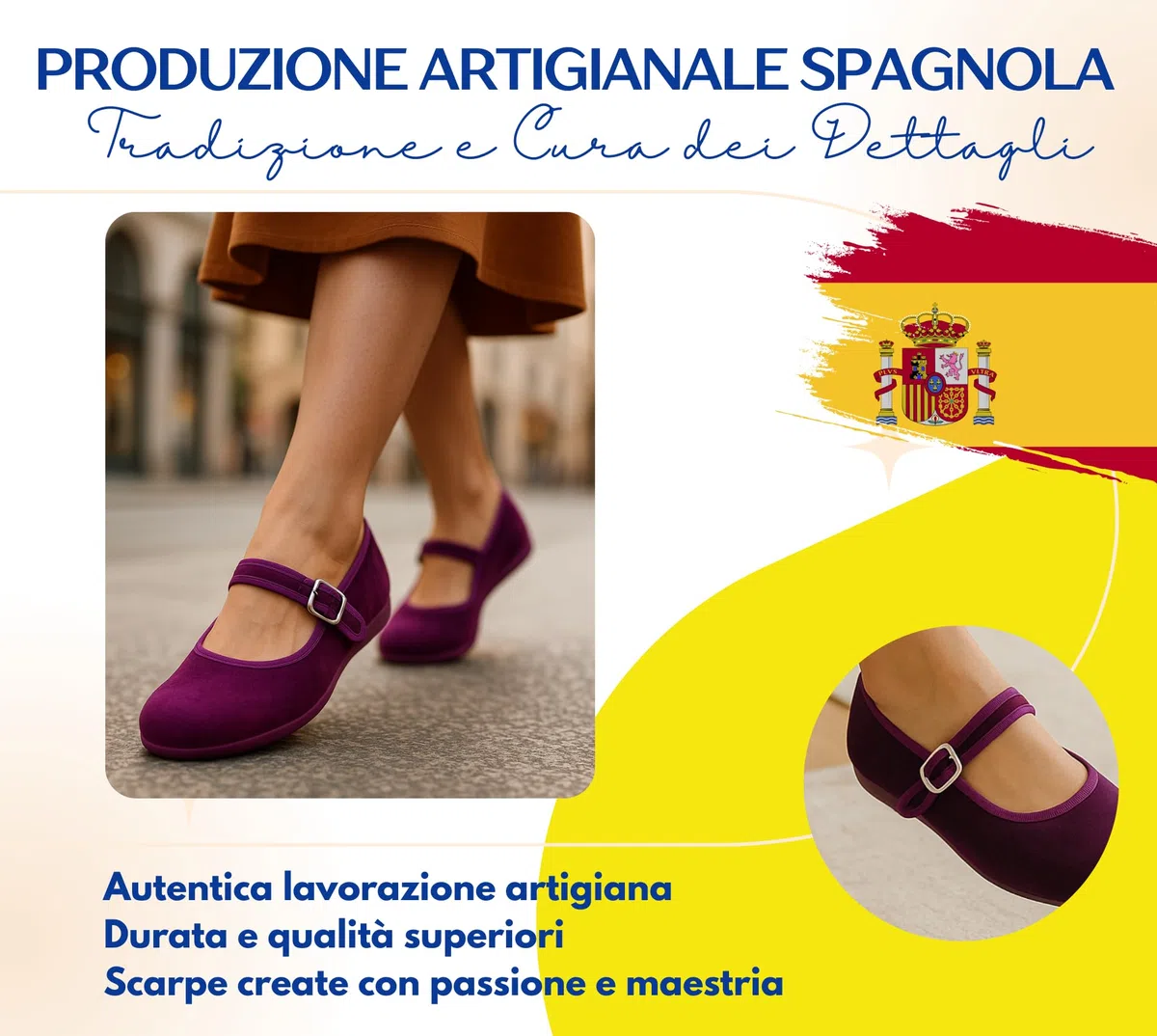 Originali Mary Jane, Ballerine Donna da Casa, Eleganti Friulane con Cinturino, Pantofole Basse in Velluto, Produzione Artigianale